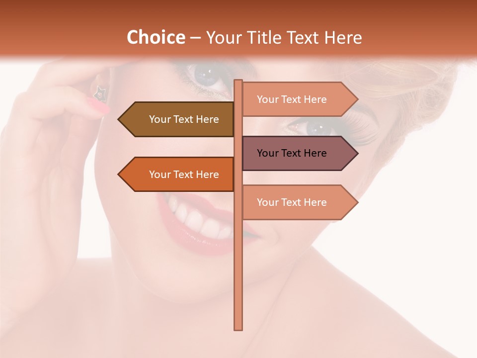 Woman Sensual Sexy PowerPoint Template