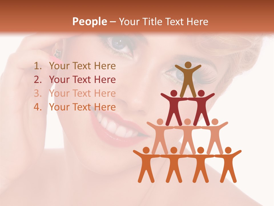 Woman Sensual Sexy PowerPoint Template