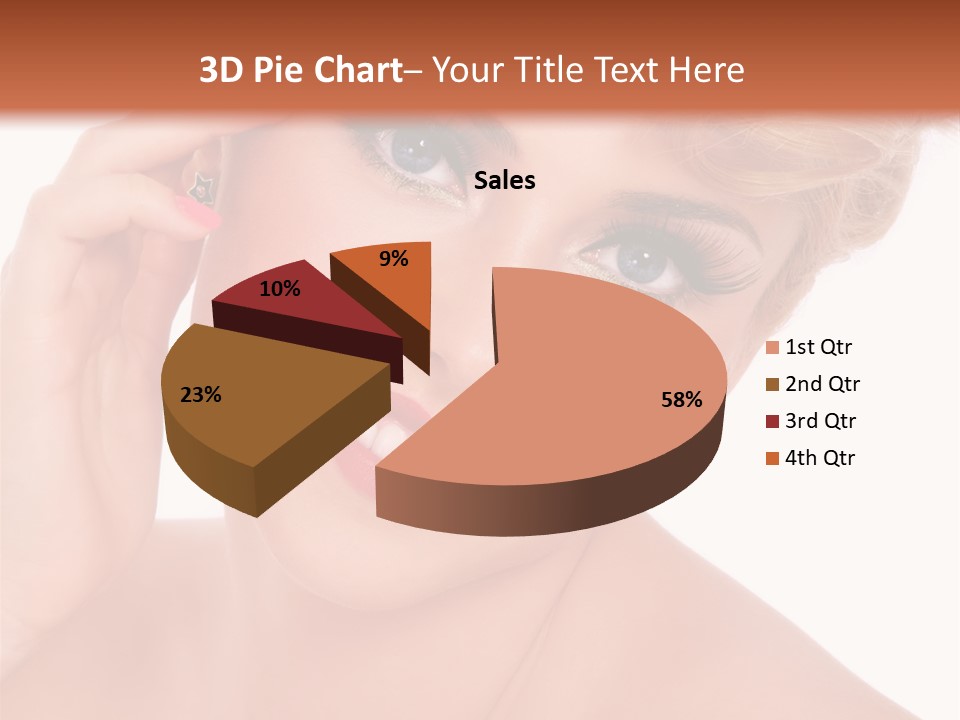 Woman Sensual Sexy PowerPoint Template