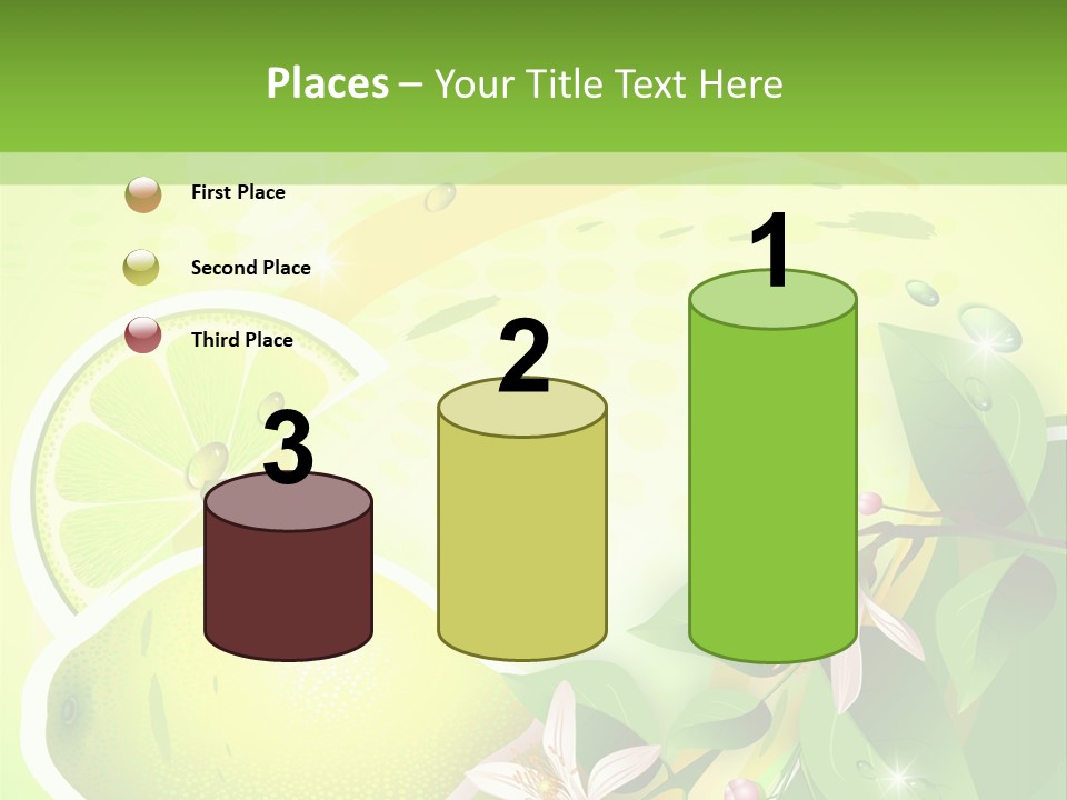 Health Summer Flowers PowerPoint Template