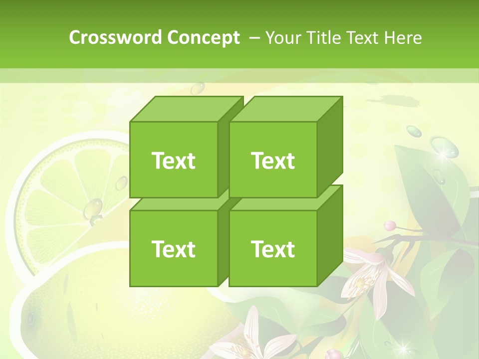 Health Summer Flowers PowerPoint Template