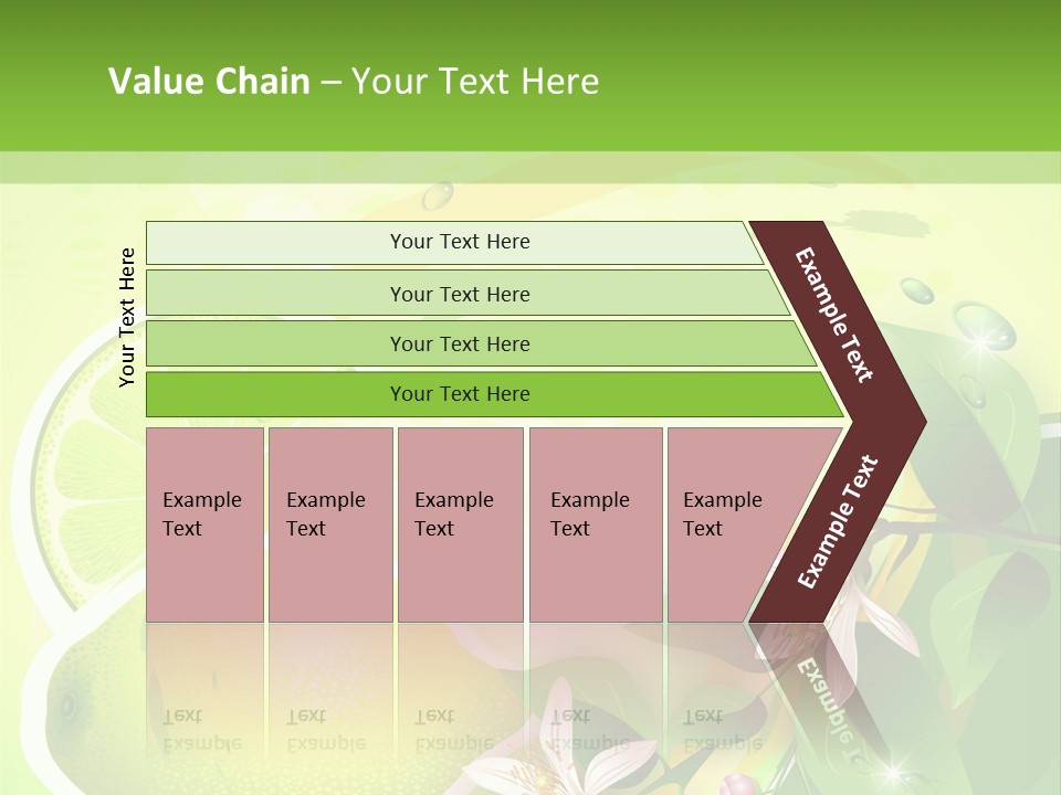 Health Summer Flowers PowerPoint Template