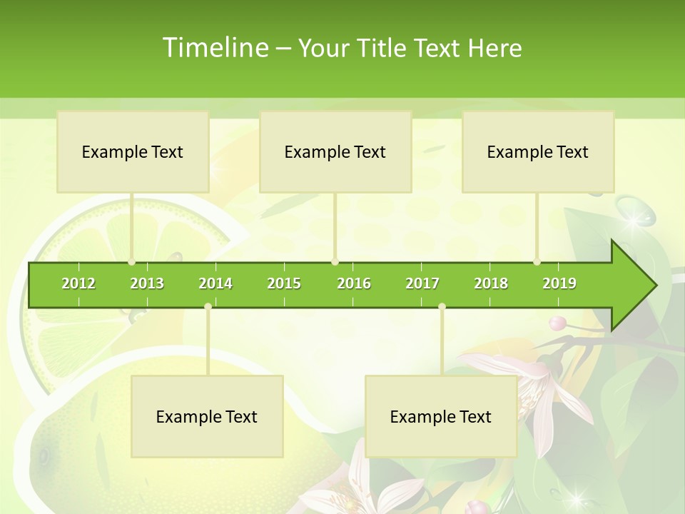 Health Summer Flowers PowerPoint Template