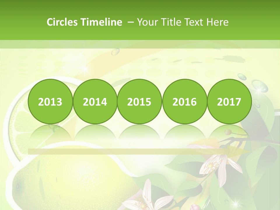 Health Summer Flowers PowerPoint Template