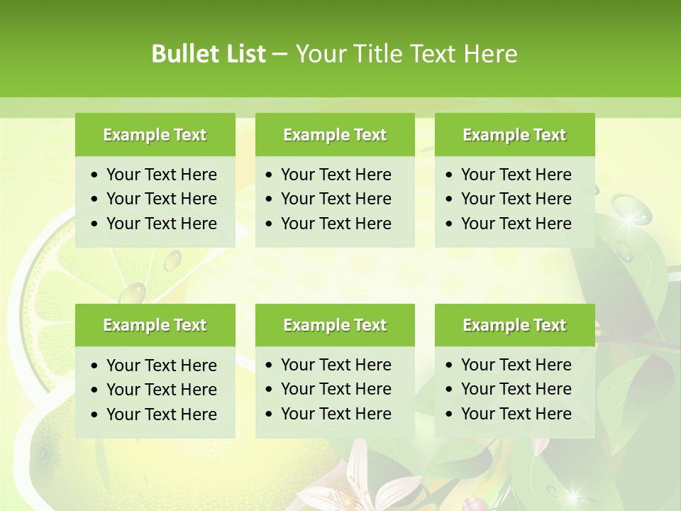 Health Summer Flowers PowerPoint Template