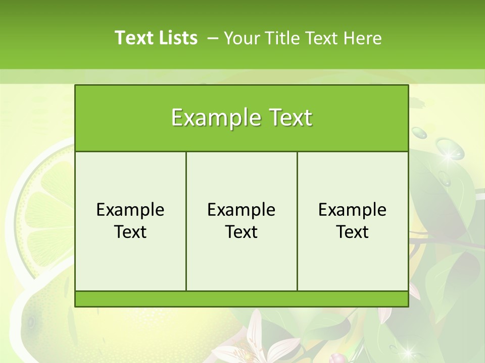 Health Summer Flowers PowerPoint Template