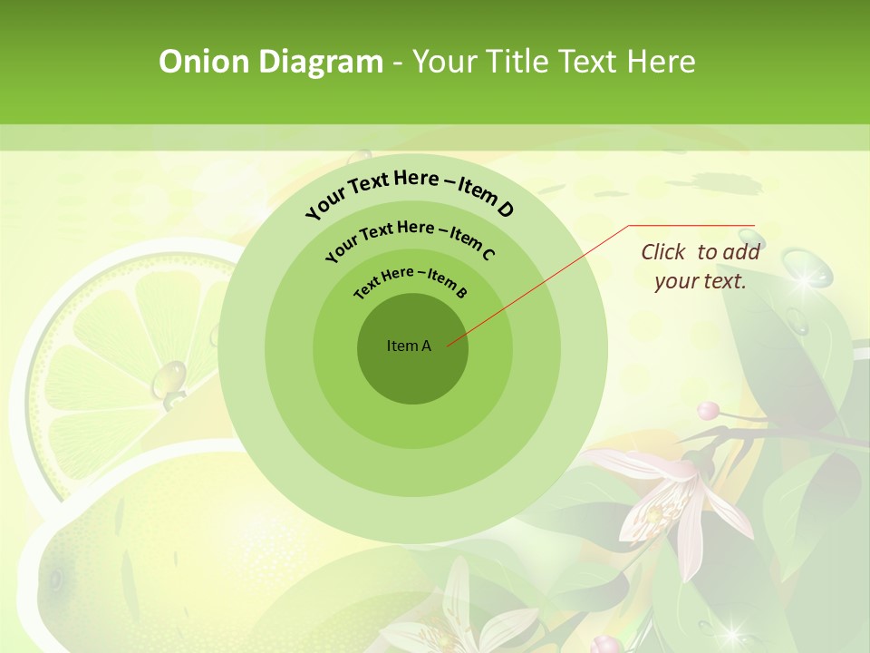 Health Summer Flowers PowerPoint Template