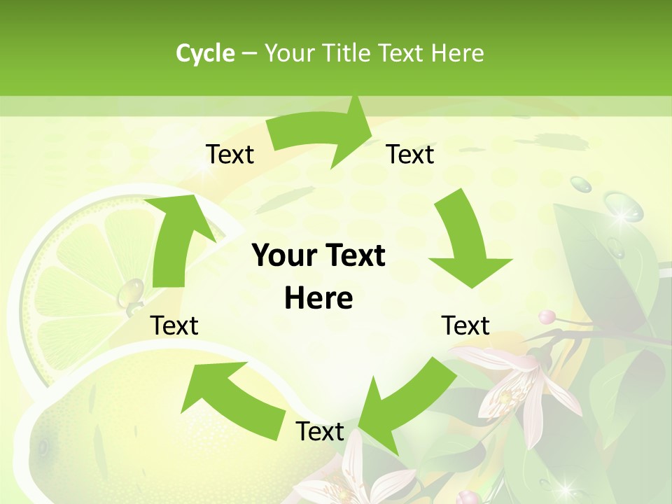 Health Summer Flowers PowerPoint Template