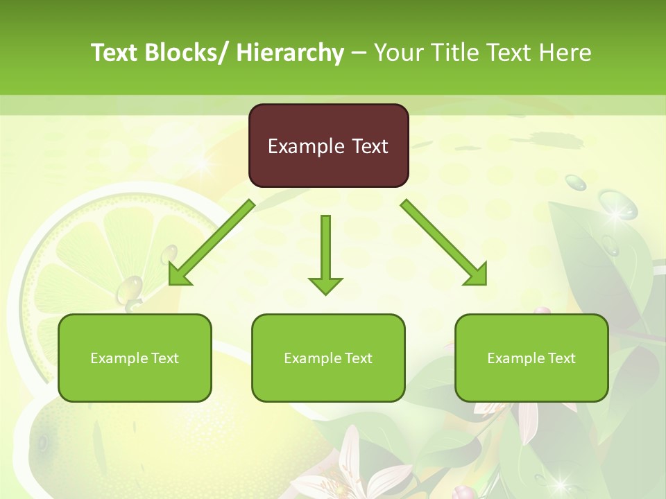 Health Summer Flowers PowerPoint Template