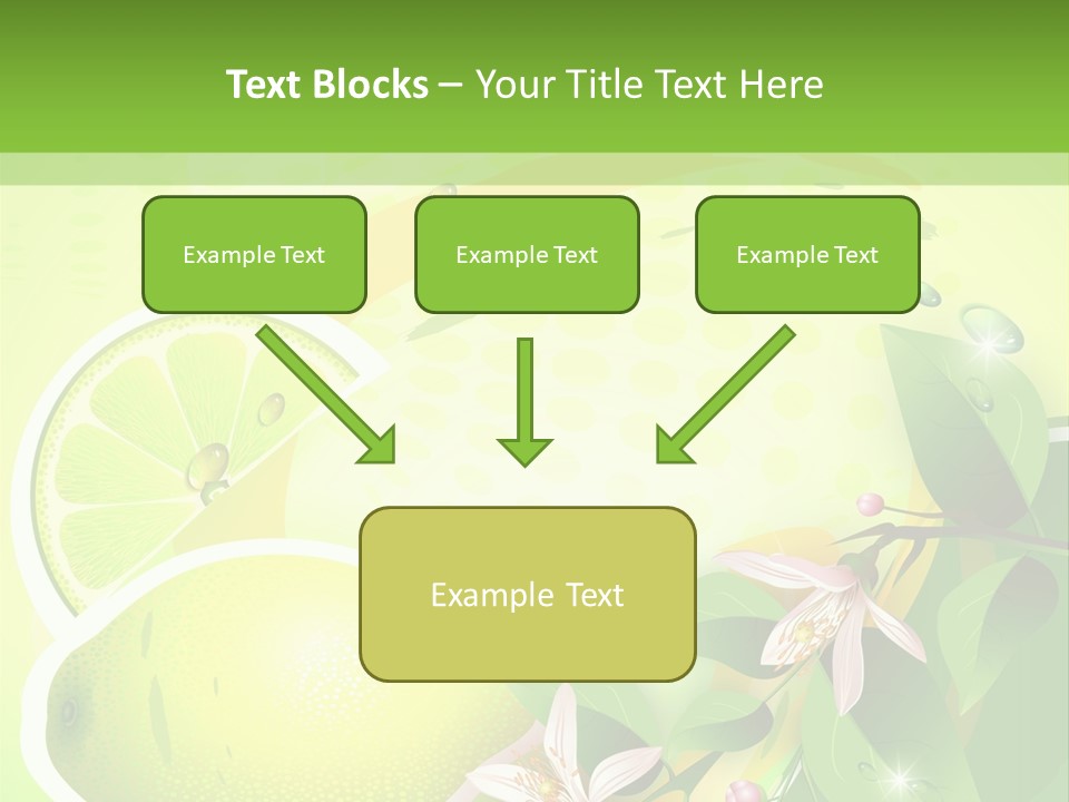 Health Summer Flowers PowerPoint Template