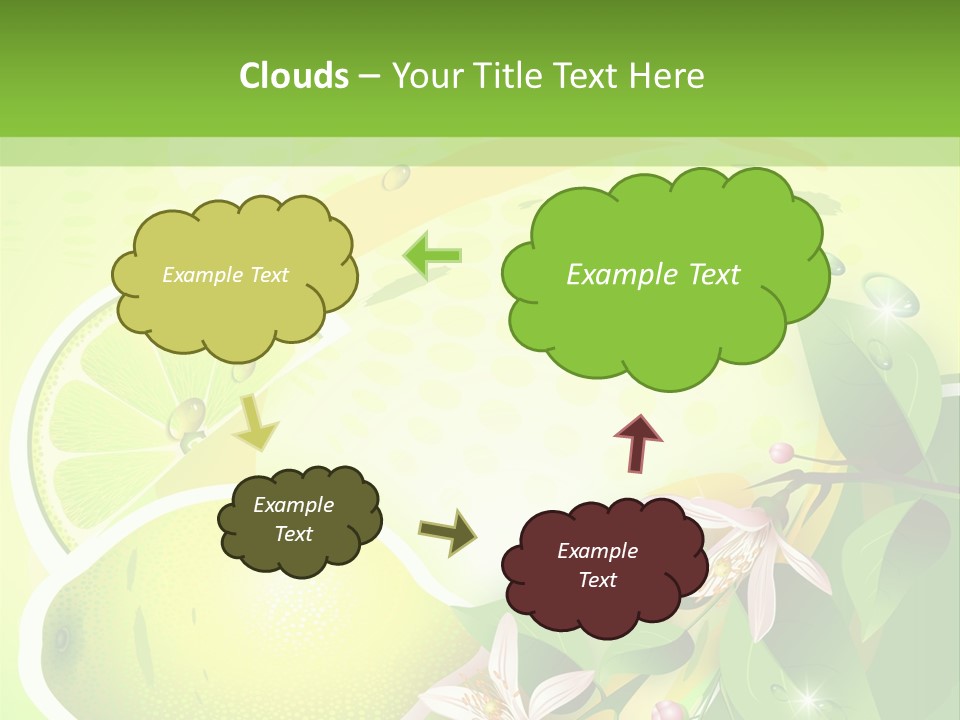 Health Summer Flowers PowerPoint Template