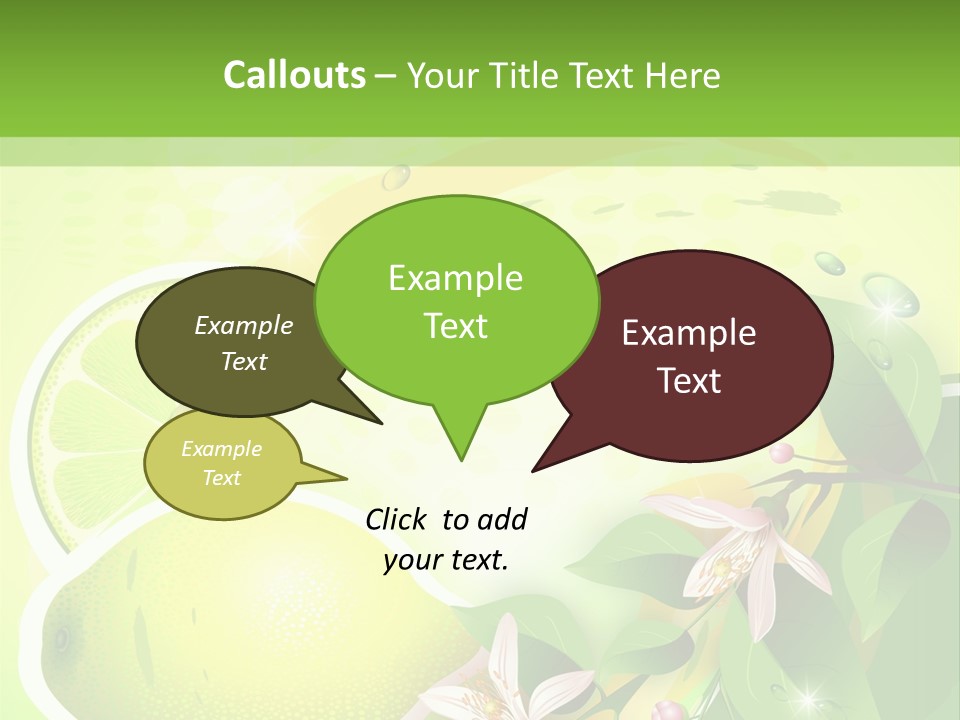 Health Summer Flowers PowerPoint Template