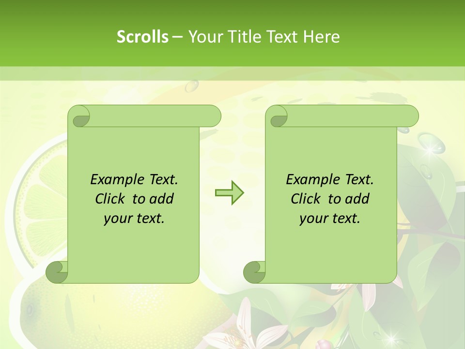 Health Summer Flowers PowerPoint Template