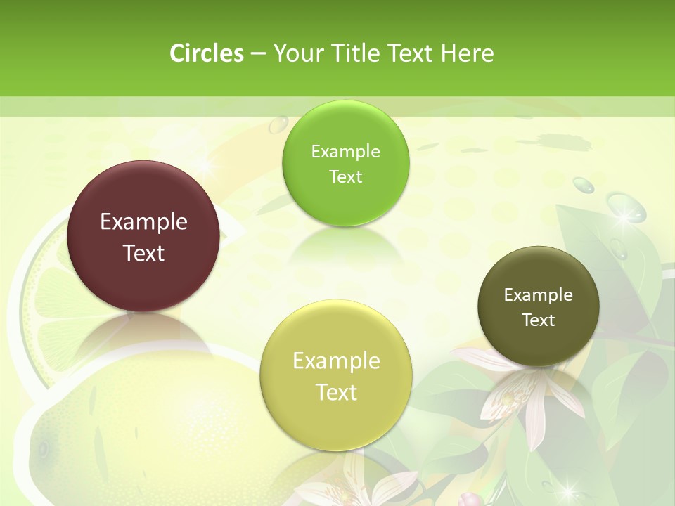 Health Summer Flowers PowerPoint Template