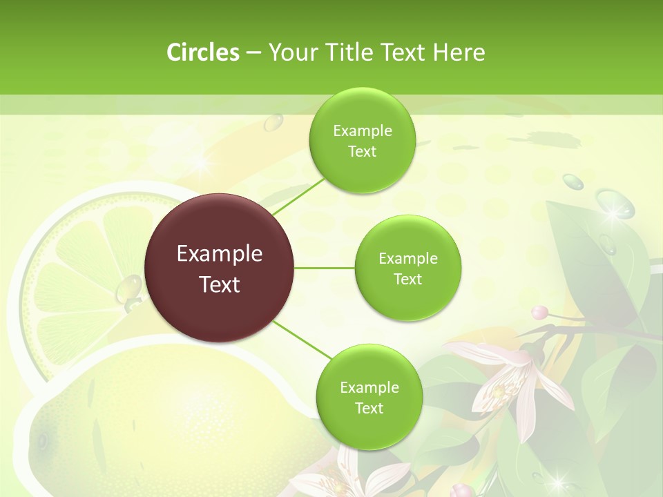 Health Summer Flowers PowerPoint Template