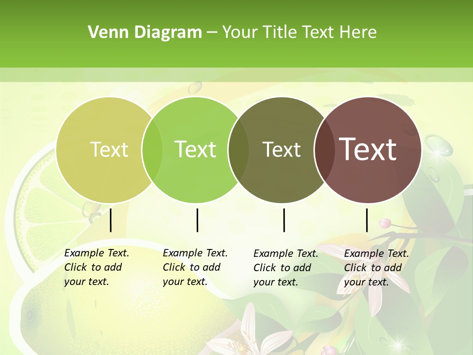 Health Summer Flowers PowerPoint Template