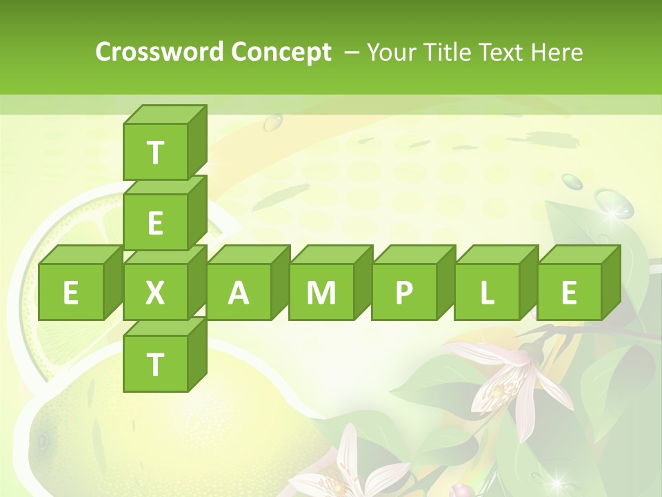 Health Summer Flowers PowerPoint Template