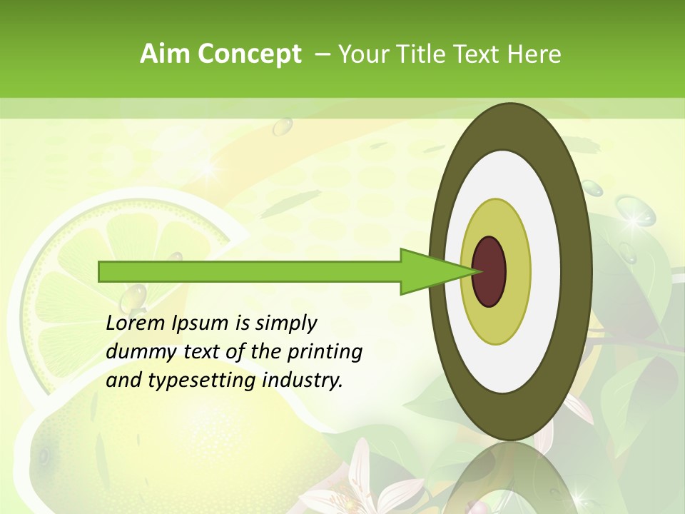 Health Summer Flowers PowerPoint Template