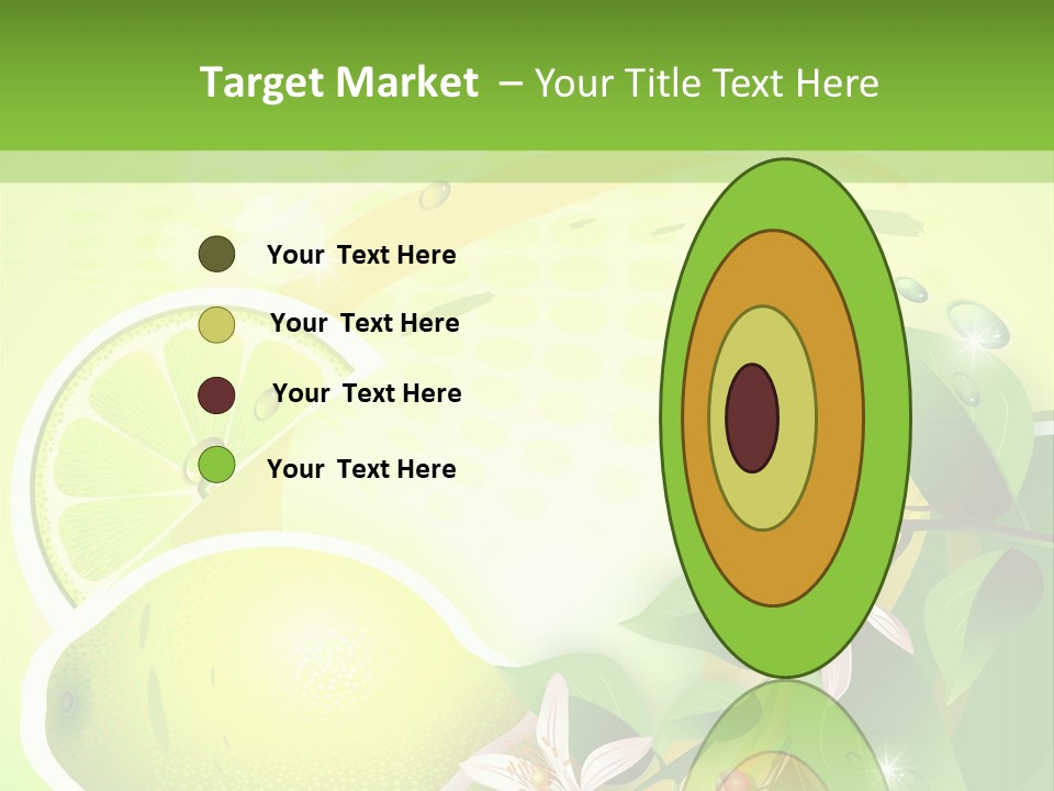 Health Summer Flowers PowerPoint Template