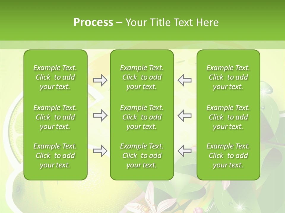 Health Summer Flowers PowerPoint Template