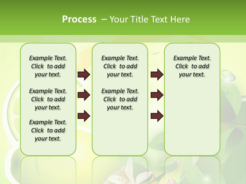 Health Summer Flowers PowerPoint Template