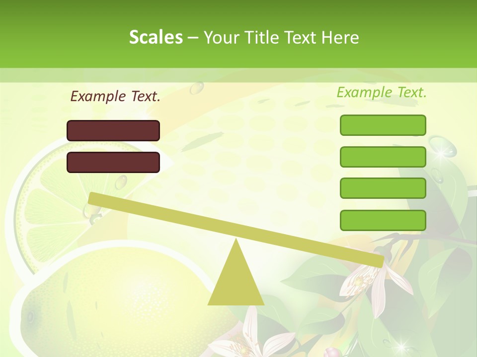 Health Summer Flowers PowerPoint Template