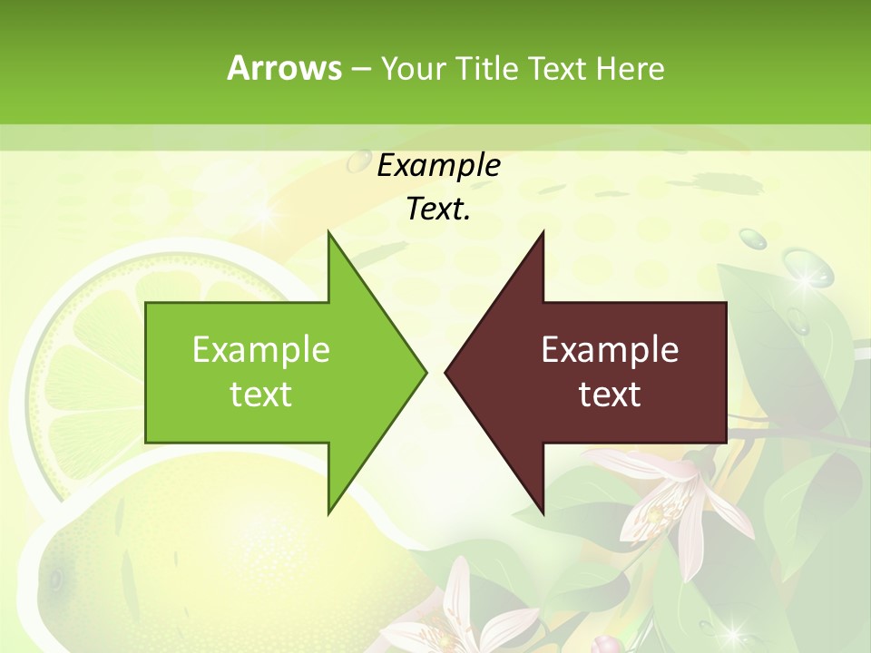 Health Summer Flowers PowerPoint Template