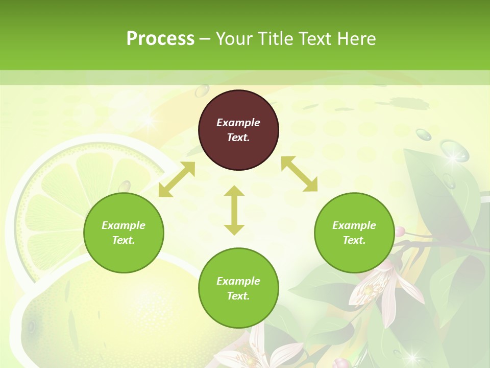 Health Summer Flowers PowerPoint Template