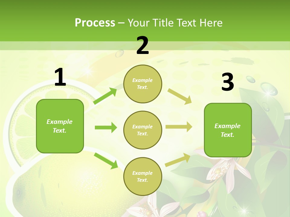Health Summer Flowers PowerPoint Template