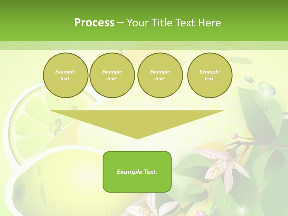 Health Summer Flowers PowerPoint Template