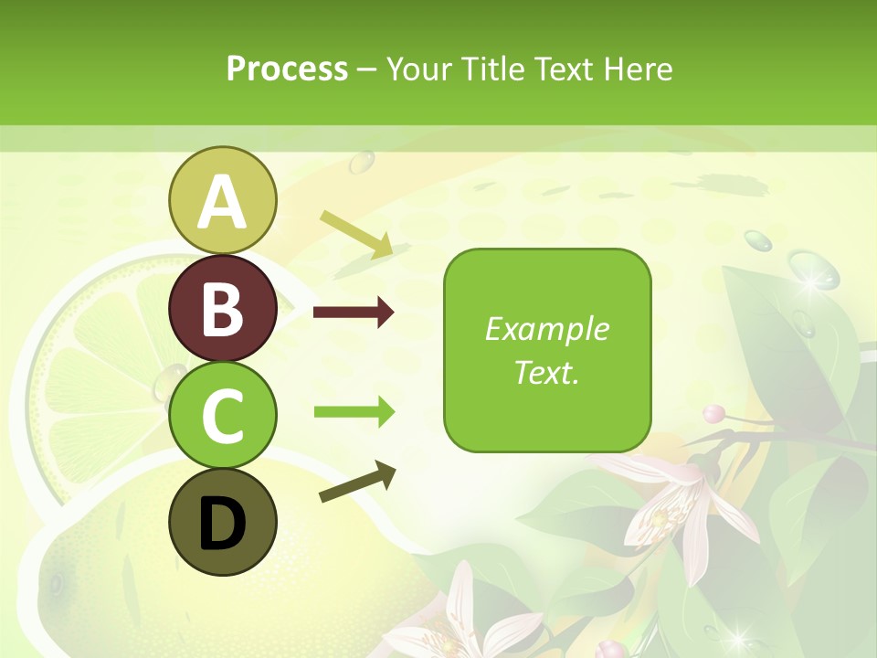 Health Summer Flowers PowerPoint Template