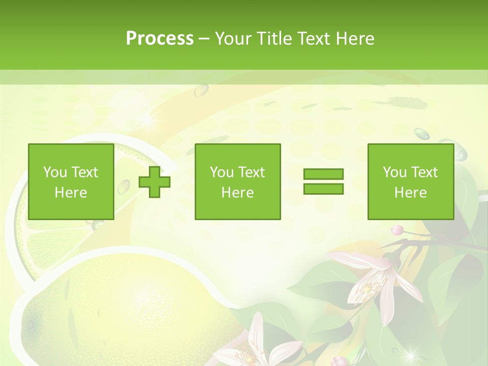 Health Summer Flowers PowerPoint Template