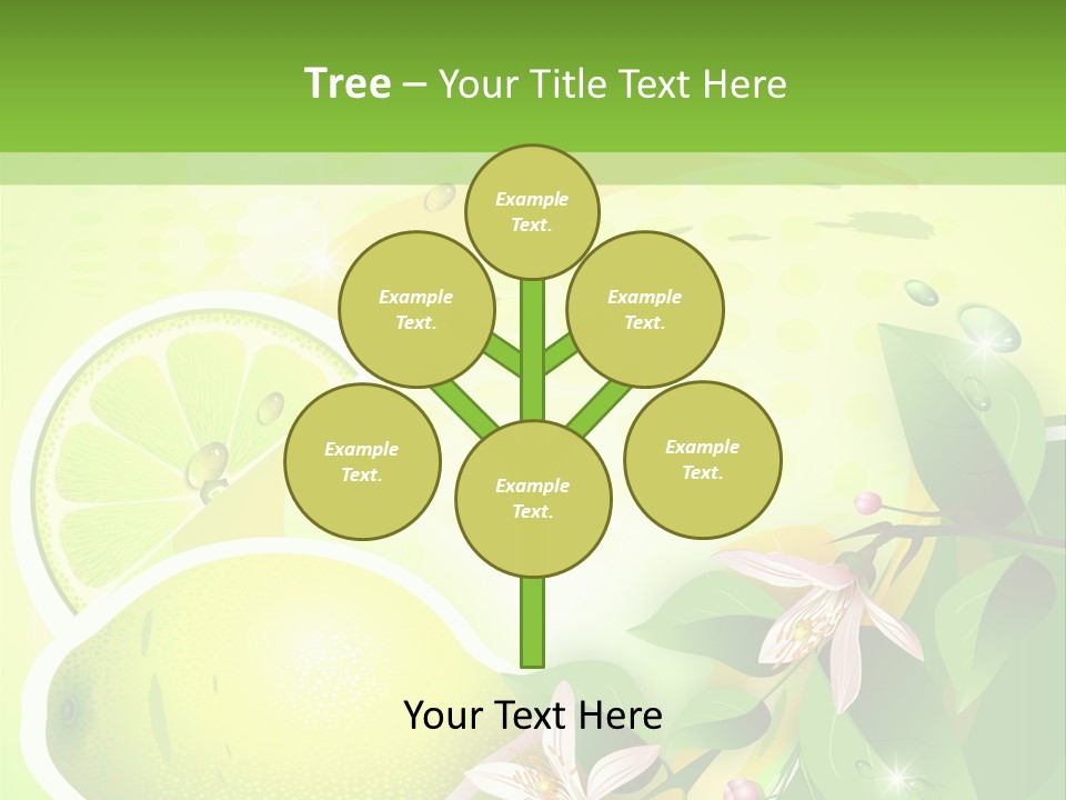 Health Summer Flowers PowerPoint Template