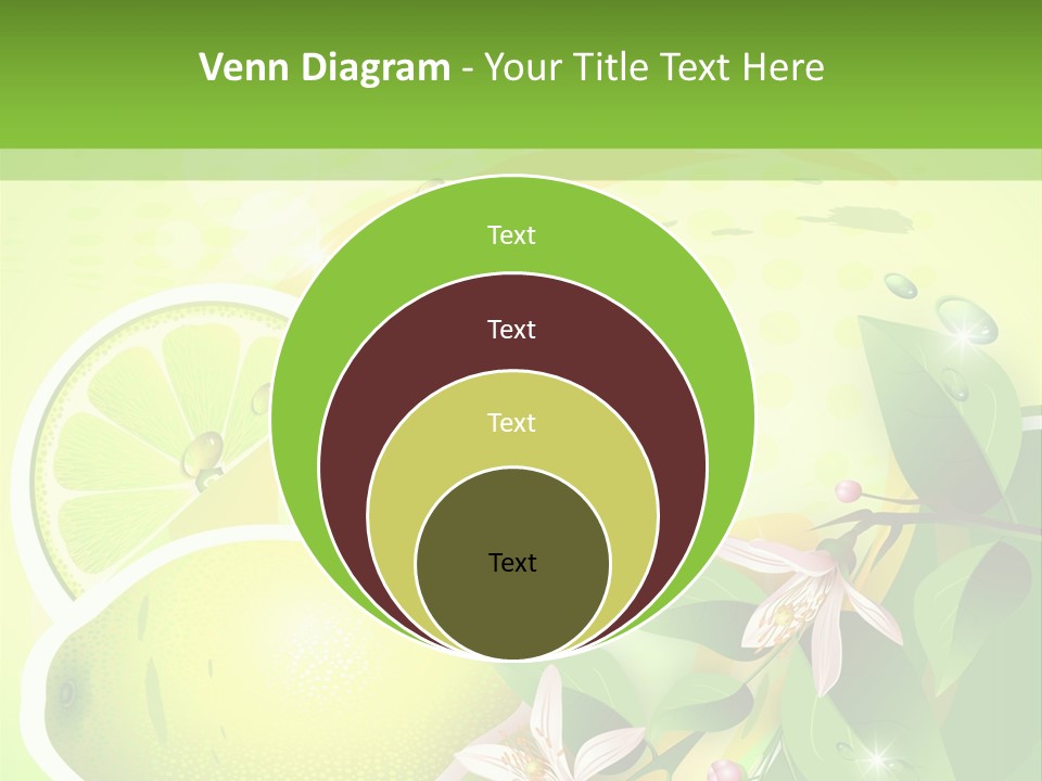 Health Summer Flowers PowerPoint Template
