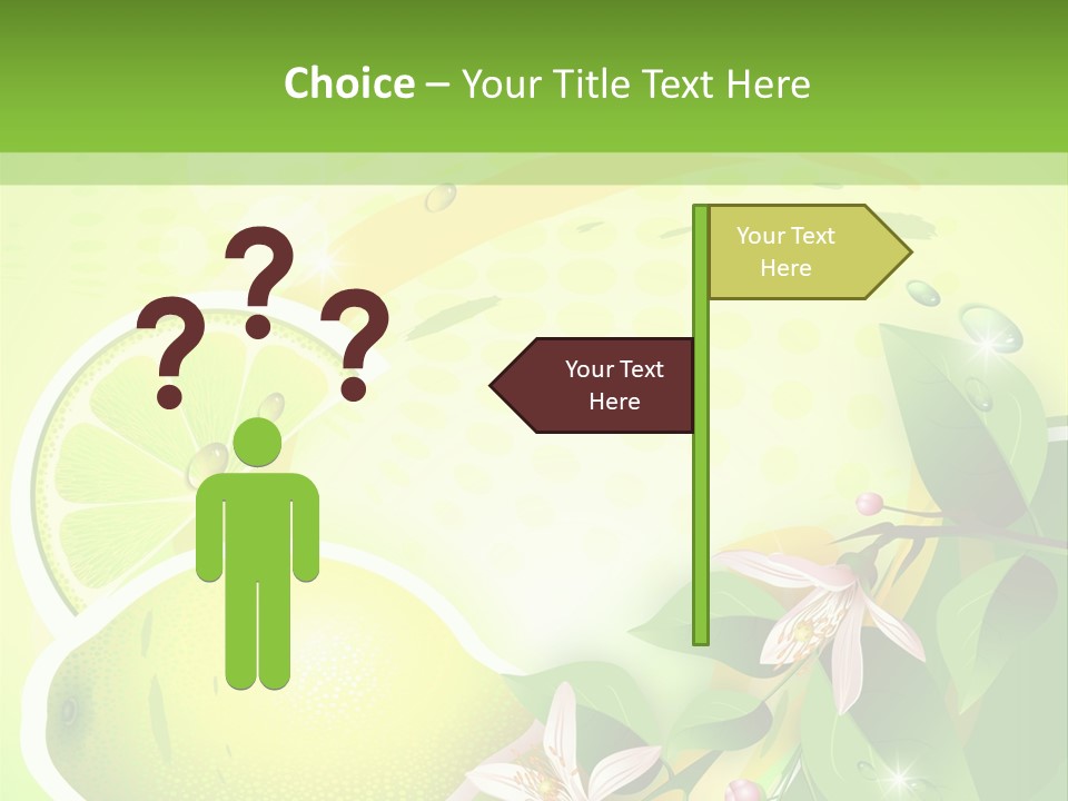 Health Summer Flowers PowerPoint Template