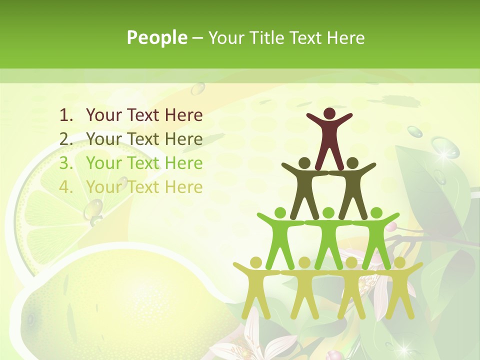 Health Summer Flowers PowerPoint Template