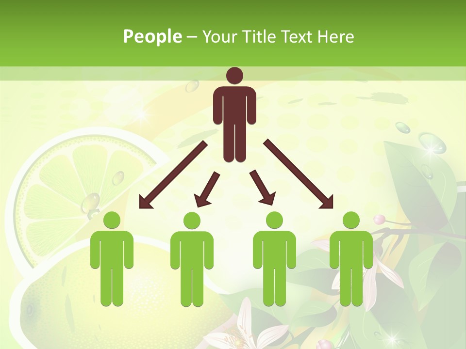 Health Summer Flowers PowerPoint Template