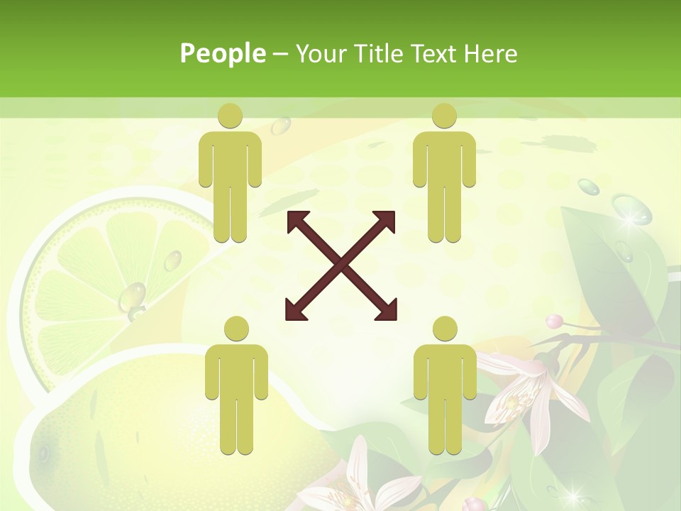 Health Summer Flowers PowerPoint Template