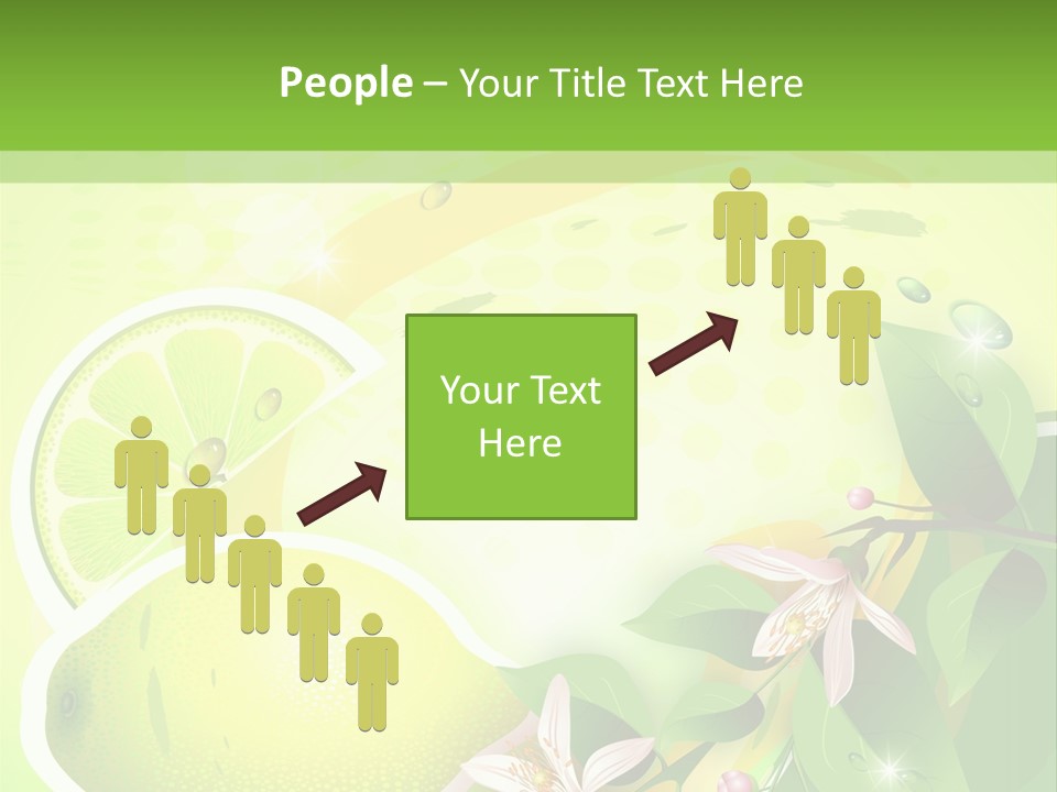 Health Summer Flowers PowerPoint Template