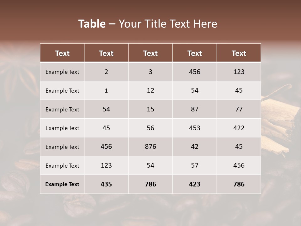 Mousse Vrai Nourrir PowerPoint Template