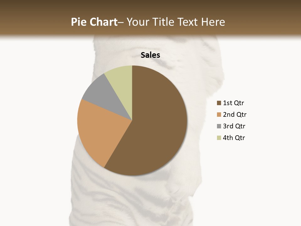 Striped Fang Creature PowerPoint Template