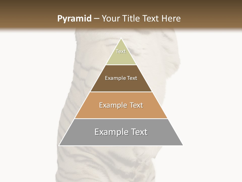 Striped Fang Creature PowerPoint Template