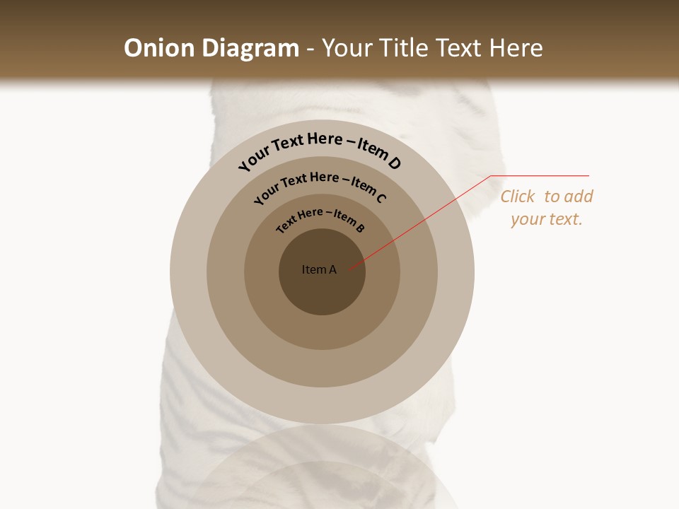 Striped Fang Creature PowerPoint Template