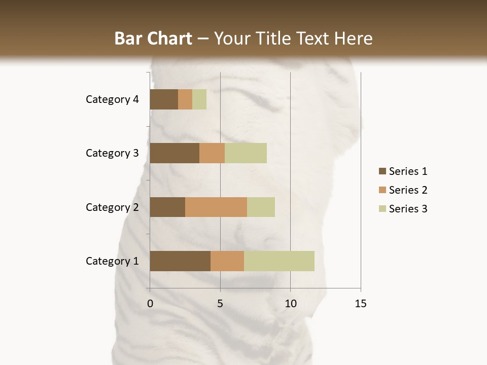 Striped Fang Creature PowerPoint Template