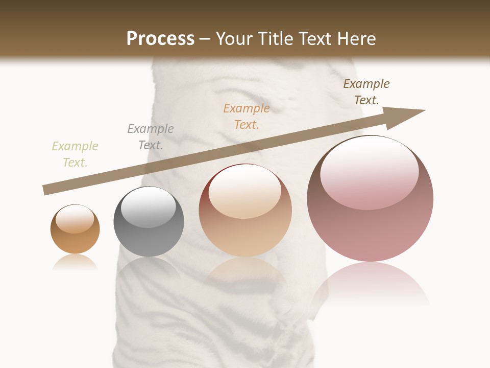 Striped Fang Creature PowerPoint Template