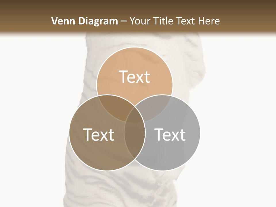 Striped Fang Creature PowerPoint Template