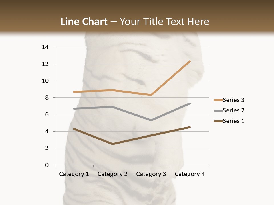 Striped Fang Creature PowerPoint Template