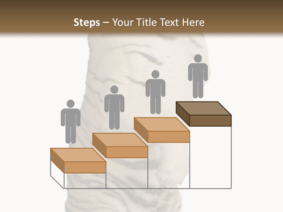 Striped Fang Creature PowerPoint Template