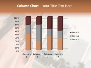 Looking Up Face Buildings PowerPoint Template