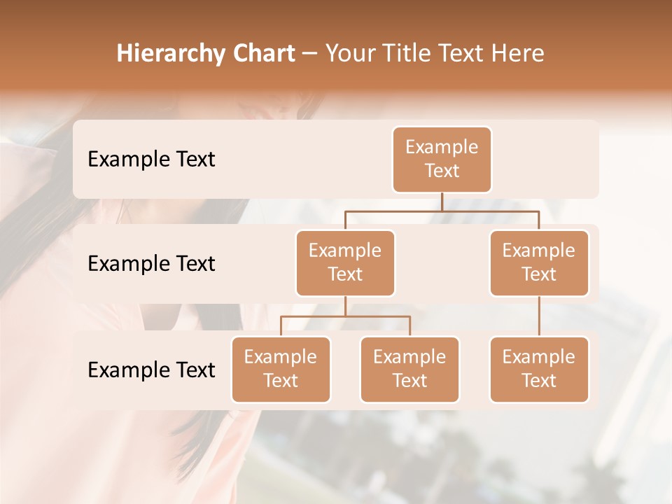 Looking Up Face Buildings PowerPoint Template